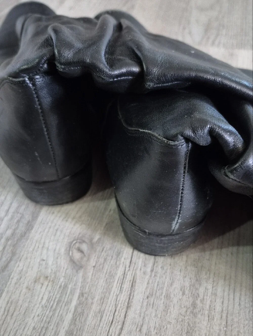 Women's Black Leather Boots
